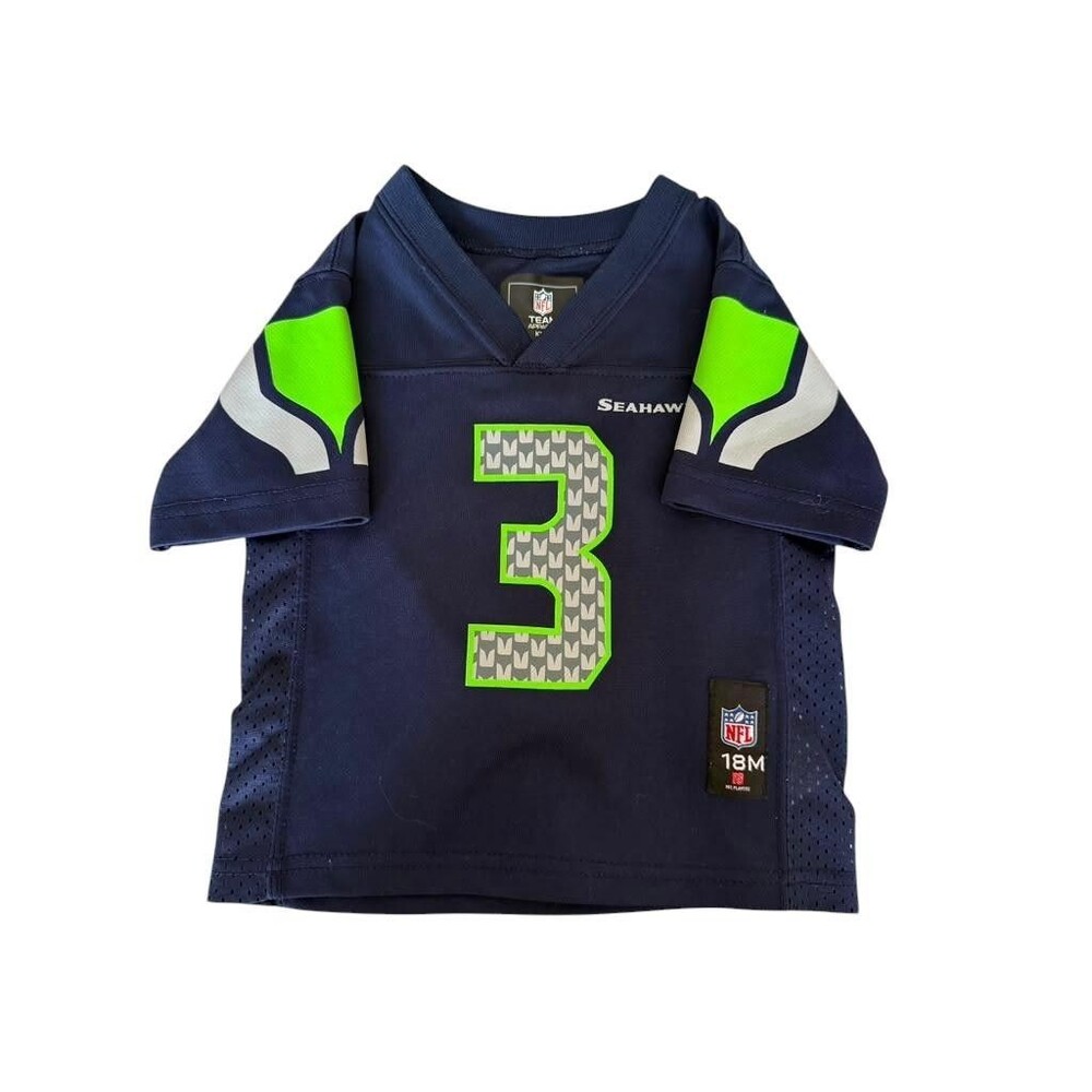 Seattle Seahawks Russell Wilson #3 NFL Jersey Baby 18M Team Apparel Kids